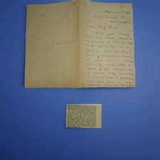 1895 ALS William C. Lawton to A.B. Hart re Longmans Publishing Essays picture