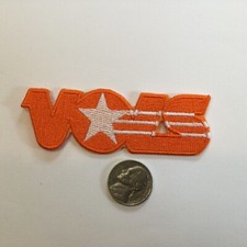 Tennessee volunteers￼Vintage VOLS Embroidered Iron On Patch 3.5” X 1” picture