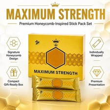 organic honey 12 sachets MAXIMUM STRENGTH picture