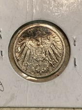 Germany 1903-G 1 Mark  TONED Silver Germany Rare Mint Mark Low Mintage Coin picture