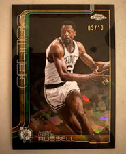 2025-26 Topps Chrome Sapphire Bill Russell /10 #141 Celtics 03/10 SSP picture