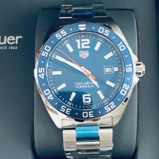 TAG-Heuer-Formula 1-WAZ1010.BA0842-43mm Blue Dial Men's  Quartz Watch-Used picture
