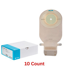 SenSura Mio Ostomy Pouch 3/8 to 2-1/8 Inch Stoma 1pc System 10 Ct 10489 picture