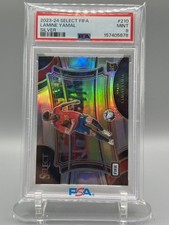 PSA 10 - 2023 Select FIFA - Field Level Lamine Yamal #210 Silver Prizm (RC) picture