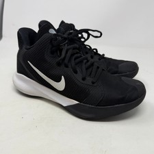 Nike Precision 4 Basketball Shoes Black White CK1069-001 Mens Size 10.5 picture