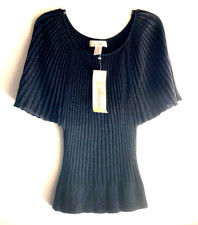 Younique Black Lurex Top Blouse Size M - NEW with tags picture