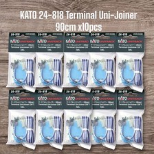 KATO 24-818 N Scale Terminal Unijoiner 90cm Track Feeder Power Connector x10pcs picture
