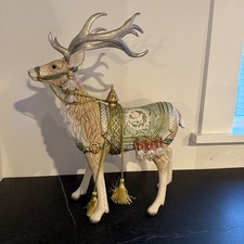 Fitz and Floyd Gregorian Reindeer Figurine 18