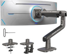 HUANUO TitanLift Heavy Duty Monitor Arm 17-49 Inch 44 lbs Ultrawide Gaming Mount picture