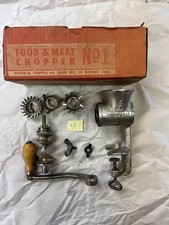 Antique LF&C Universal No 1 Food Chopper Meat Grinder Cast Iron 1899 picture