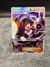 2018 Pokemon Trainer Lusamine 153/156 Sm-Ultra Prism Holo Full Art LP picture
