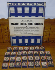 Vintage 1939 Whitman Publishing Matchbook Collector US Presidents Set +  Extra picture