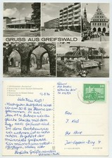 106105 - greeting from Greifswald - real photo - postcard, expired 13.9.1974 picture