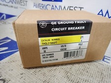 NEW GE THQL2150GFT 2 pole 50 amp 120/240v Ground Fault Circuit Breaker picture