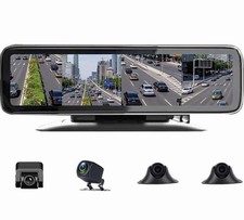 Rear View Mirror Dash Camera w/ Backup Camera 2x Side Cameras 2GB+32GB WiFi 720p picture