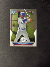 Josue De Paula 2023 1st Bowman Chrome #BCP-111 Los Angeles Dodgers picture