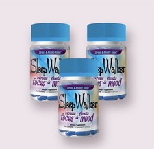 Sleepwalker 20ct 3 Bottles Focus Increase Mood Enhancer SEALED BOTTLE   picture