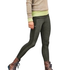 Athleta Womens Dark Green Green Criss Cross Drifter Tights Size M picture
