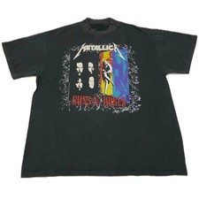 Vintage 1994 Metallica Guns N Roses Tour T-shirt REPRINT picture