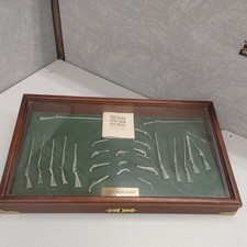 Franklin Mint Guns That Won The West 25 Gun Pewter Set  Nice Condition picture
