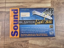 Vintage Creative Labs Sound Blaster Live 24-Bit Sound Card SB0410  Open Box picture