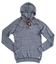 Buffalo David Bitton Mens XL Hoodie Sweater Long Sleeve Slim Fit Knit Grey NWT picture