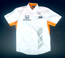 RLL Rahal Letterman Lanigan Racing Men’s Large Team Shirt SIGNED By Bobby Rahal picture