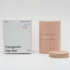 Transgender Tape Roll, FTM Chest Binding, Trans Tape,Extra Wide KT Tape, 16.5 ft picture