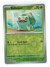 BULBASAUR 001/165 ~ REVERSE HOLO ~ Pokemon Scarlet & Violet 151  picture