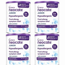 (4)Neocate Jr Unflavored 14.1 Oz  EXP 01/27. New Label picture