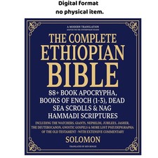 The Complete Ethiopian Bible, 88+ Book Apocrypha, Boo, Solomon 2025 picture