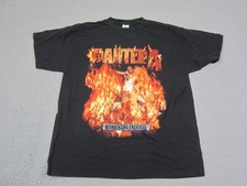 Vintage Pantera Shirt Mens Extra Large XL Black Reinventing the Steel Tultex Y2K picture