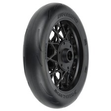 Pro-Line 1/4 Supermoto Tire Front MTD Black Wheel: PM-MX - [PRO1022210] picture