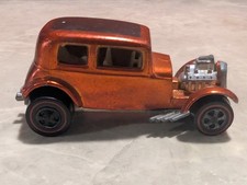 Vintage 1969 Hot Wheels Redline Classic '32 Ford Vickie Orange Original Mattel picture