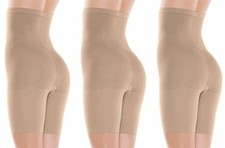 1 unit-Assets by Spanx Sensational Hi-Waist Mid Thigh Shaper 166B Nude - Size 2 picture