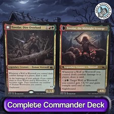 Tovolar, Dire Overlord COMMANDER DECK Werewolf Typal Aggro MTG Custom Edh Magic picture