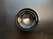 75mm F4.5 ISCO GOTTINGEN ISCORIT NEW ENLARGING LENS in SCHNEIDER M25 SCREW MOUNT picture