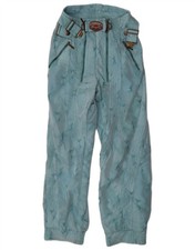 Emmegi Womens Joggers Ski Trousers UK 12 Medium Blue Geometric Polyamide FA19 picture