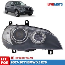 Passenger Side HID/Xenon Headlight For BMW X5 E70 2007-2010 with Adaptive Lamps picture