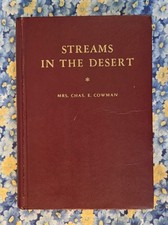 Streams in the Desert, Mrs. Chas. E. Cowman, 1950, HC picture