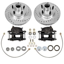 Old For 73-87 Chevy C10 Truck Deluxe Front Disc Brake Wheel Component Kit 5 Lug picture