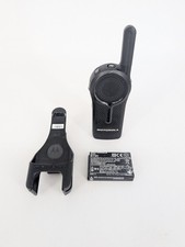 Motorola Two Way Radio DLR1060BHLAB w/ Battery and Clip - NO Back Cover, WORKING picture