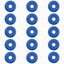 CO2 Washers for CGA-320 Regulator Fittings - Nylon O Rings Large, Blue picture