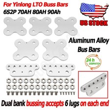 Dual Bank Bus Bars & Hardware Kit For Yinlong LTO Buss Bars 6S2P 70AH/80AH/90AH picture