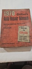 Vintage 1970 Chilton's Auto Repair Manual Hard Cover Book American Cars 1963-70 picture