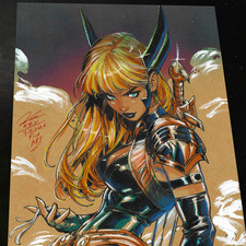 Magik X-Men Art Print Signed 8.5x11 | Art by Keyeske picture