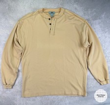 90s Vintage Fresno Ribbed Henley Long Sleeve Shirt picture