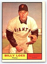 1961 Topps - # 237 - Billy Loes - San Francisco Giants picture