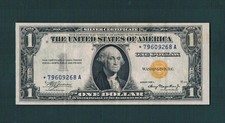$1.00 1935A Fr#2306 Silver Certificate North Africa STAR Note~Nice(VF+/XF)&EPQ picture