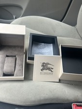 Burberry Established 1856 Watch Box, Used But Comes Booklet picture